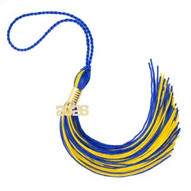 2026 Royal/Gold Graduation Tassel - Every School Color Available -Made in USA