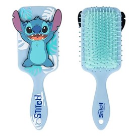 CERDÁ LIFE'S LITTLE MOMENTS - Stitch Hairbrush - Colour Blue - Detangling Brush - Stitch Print Design - Original Product