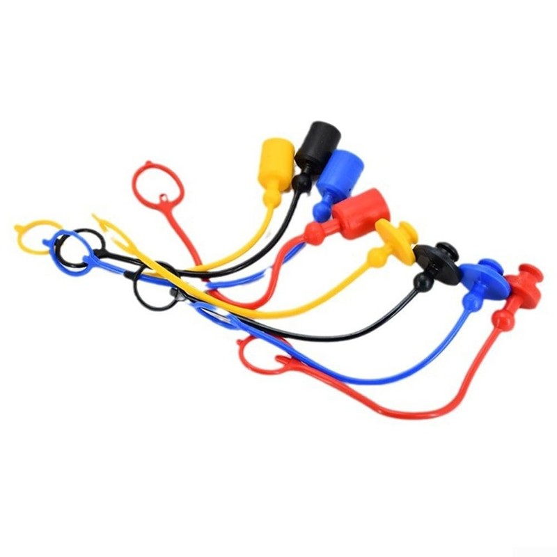 4 Pairs Hydraulic Quick Coupler Dust Cap and Inner Cover