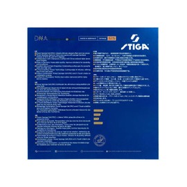 Stiga DNA Dragon Power 57.5 Table Tennis Rubber | Extra Hard Top Level Table Tennis Sheet for Superior Grip & Powerful Spins - Full Stroke Control - Made in Germany - Black