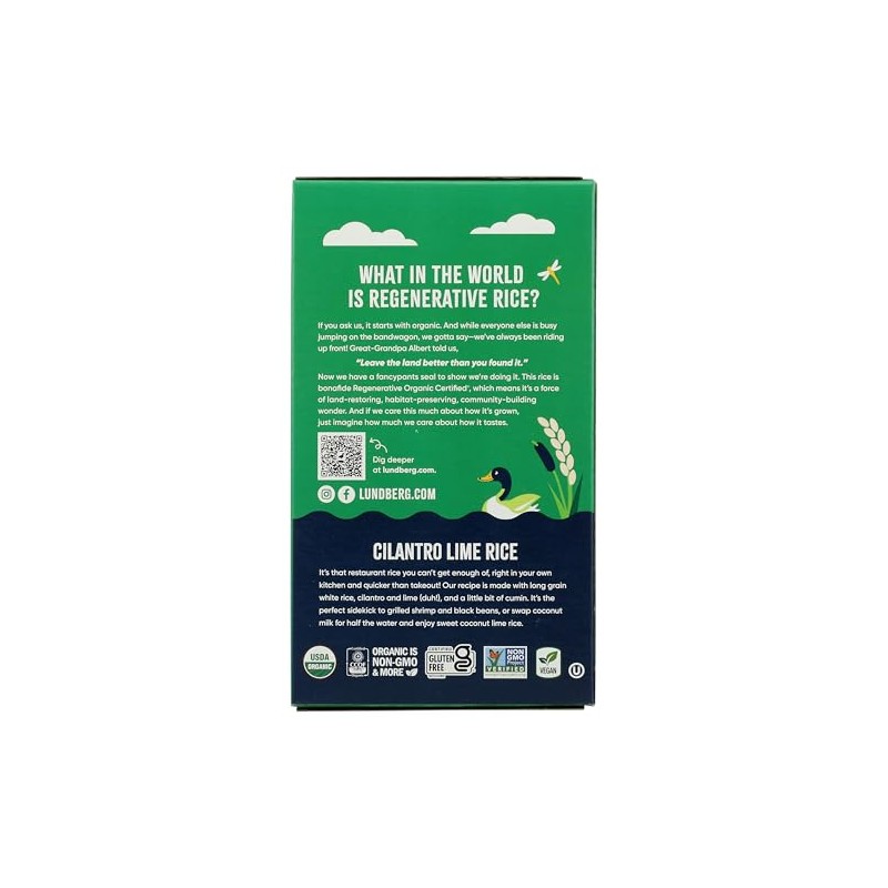 Lundberg Family Farms, Rice Pilaf White Cilantro Lime Organic, 5.5