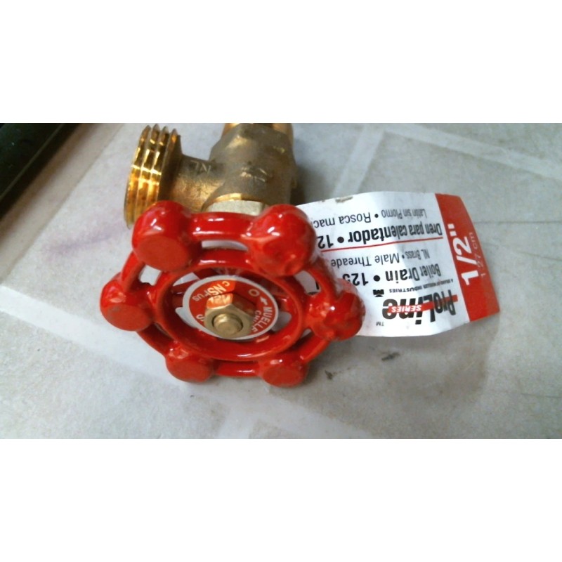 Pro-Line 102-003NL Boiler Drain Valve, 1/2" Brass, FREE SHIPPING