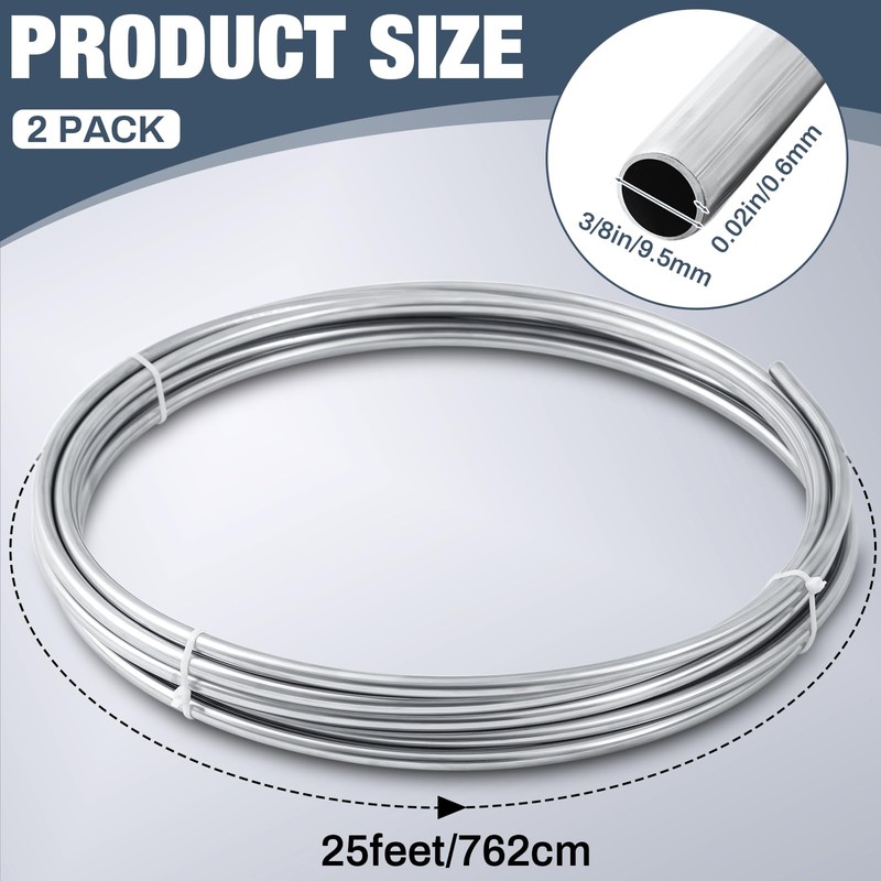 MorningRo 2 Pcs 304 Stainless Steel Tubing Coil Applied for