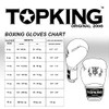 Top King Super Air Breathable Leather Gloves Muay Thai Boxing