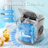 Antarctic Star Countertop Ice Maker，Portable Ice Makers with Self-Cleaning, Bullet