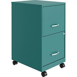 Lorell SOHO File Cabinet, Teal