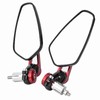 Elegant Rearview Mirrors and Motorcycles, Adjustable Optical Glass Mirrors to