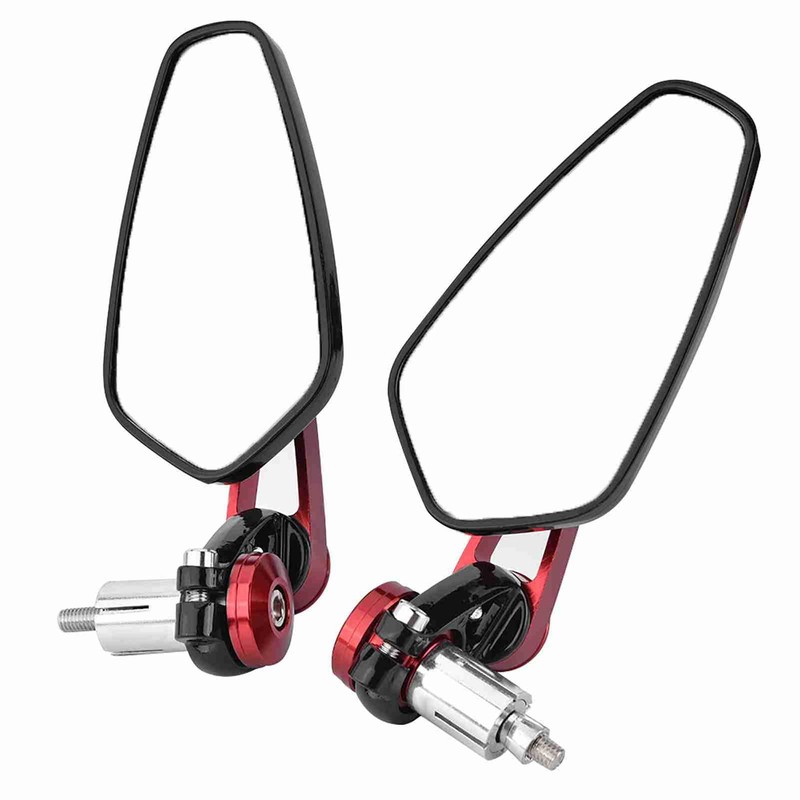 Elegant Rearview Mirrors and Motorcycles, Adjustable Optical Glass Mirrors to