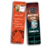 Creanoso Funny Master Degree Graduation Bookmarks (2-Sets X 6 Cards)