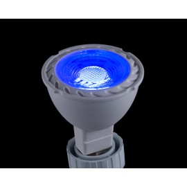 CBConcept 2-Pack, 5 Watt, MR16 GU5.3 LED Bulb, Blue, 50W Halogen Bulbs Equivalent, 36° Beam Angle, 12 VAC/DC, Not Dimmable, Recessed Lighting, Track Lighting, Spotlight, LED Light