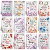 Hahafelt 12 Pcs Christian Kitchen Dish Towels Gifts Bulk Floral