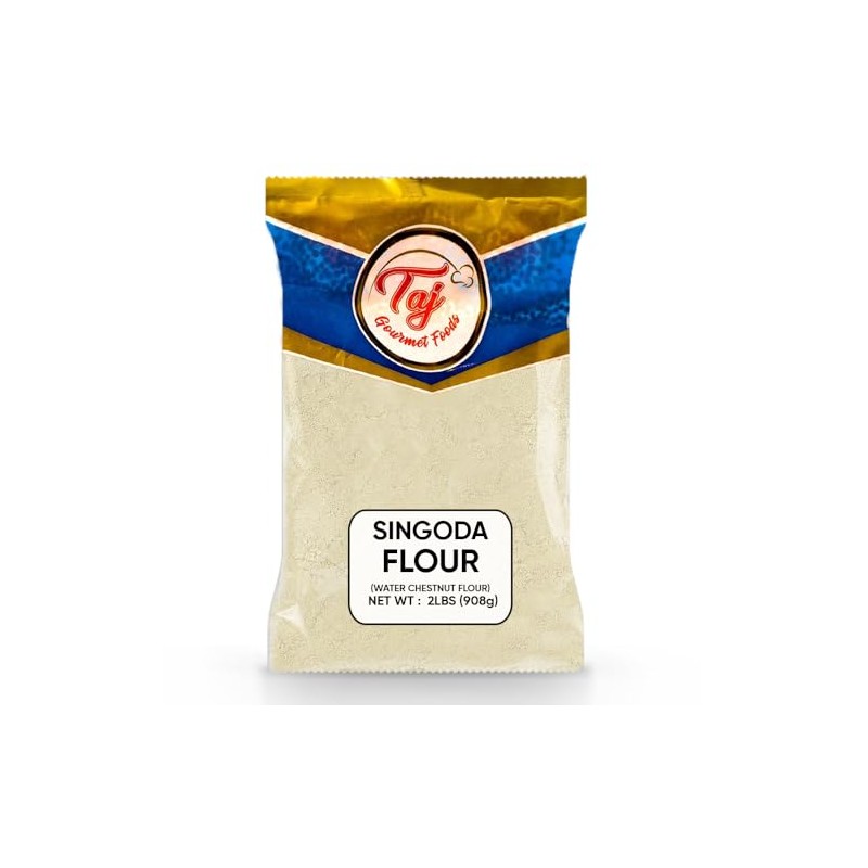 TAJ Premium Singoda Flour, Water Chestnut Flour, 2-Pounds
