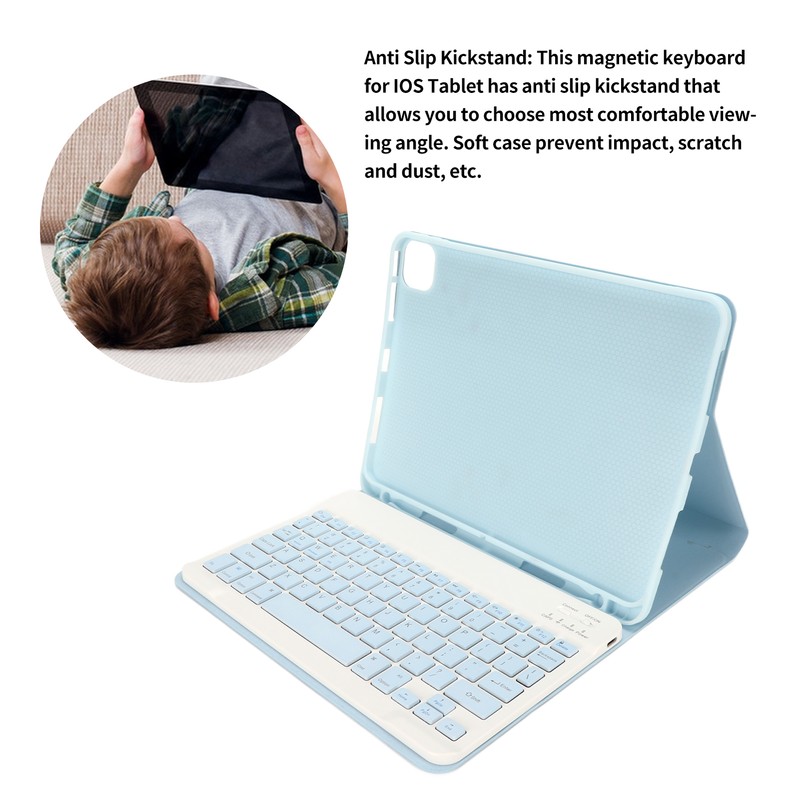 For IOS Tablet Pro Keyboard Magnetic Detachable Auto Sleep Pencil