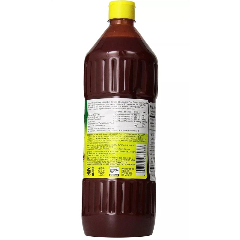 El Chilerito Chamoy Mexican Hot Sauce 33.8fl oz 1L Bundle