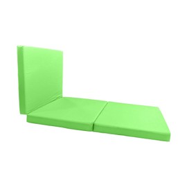 Danfuton Lime Tri Fold Foam Bed, Shikibuton, Convertible Ottoman Mat Sleep 3 x 27 x 75
