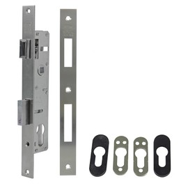 Amig Woodworking Metal Mortice Lock Model 720E | 27mm | For 15mm Cylinders | Reversible Door Handle | Stainless Steel