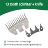 Lucky Farm Sheep Shears Blades Curved Wool Shearing Comb and