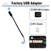 16Pin ISO Aftermarket Radio Harness Adapter Compatible with Chrysler 2015-2018