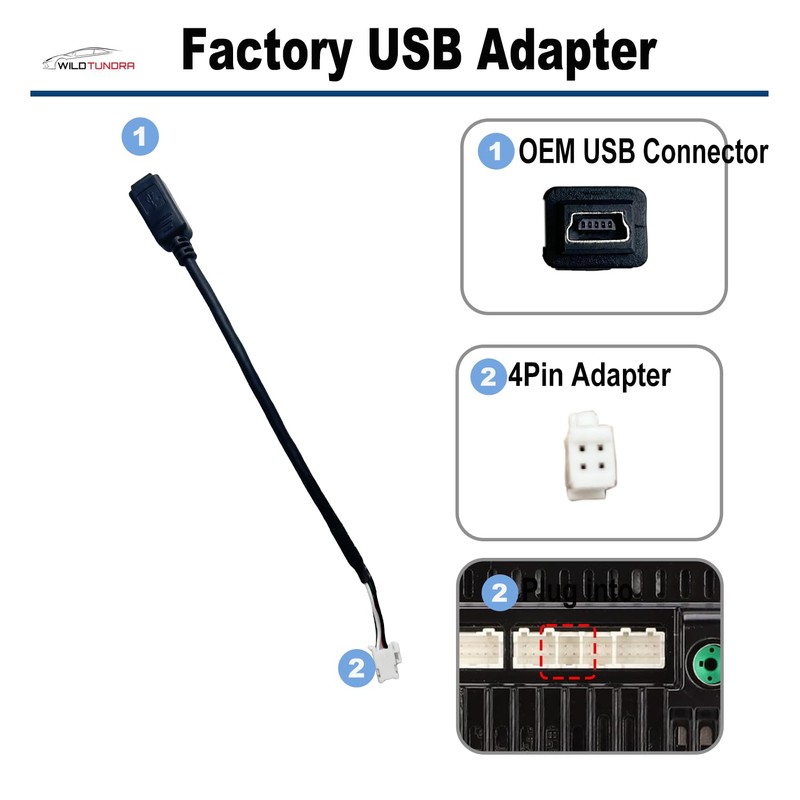 16Pin ISO Aftermarket Radio Harness Adapter Compatible with Chrysler 2015-2018