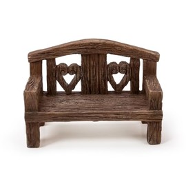 Uvia H15401 Garden Bench Doll Figurine, 2.1 x 4.4 x 8.8 inches (5.3 x 11.3 x 22.3 cm)