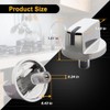 KAMONILIASS 3-Pack AEZ73293801 Burner Control Knob Assembly is Compatible with