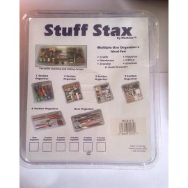 Neatnix 1 Section Stuff Stax with Lid Craft Office Kitchen Jewelry Organizer