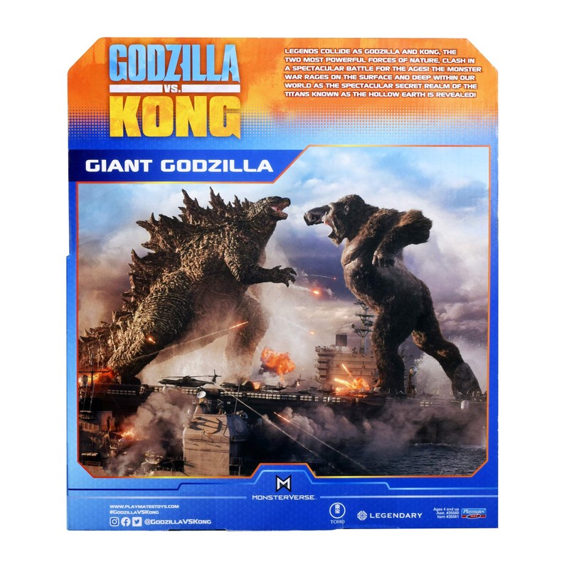 Godzilla vs Kong 11" Giant Godzilla Figure, Multi, (35560E4-04)