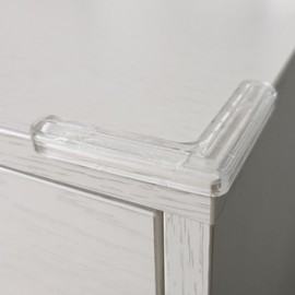1 Piece Clear L-Shaped Corner Protector Small Protector 100ea
