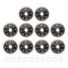 HARFINGTON 10pcs Diamond Saw Blade 4" Dia 7/8" Arbor Circular