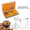 8-Piece Seafood Tool Set, Lobster Crab Cracker Tools, Stainless Steel