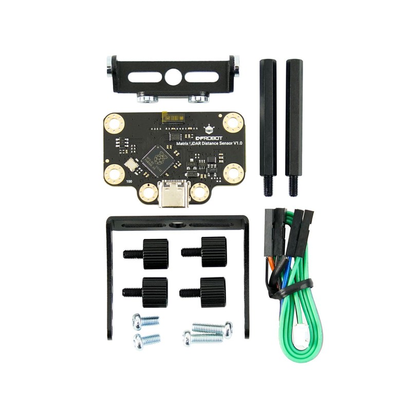 8x8 Matrix ToF 3D Distance Sensor | Onboard RP2040 &