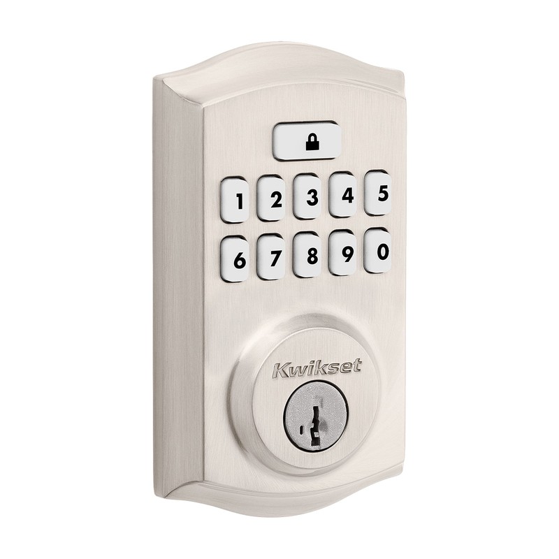 Kwikset SmartCode 260 Keyless Electronic Keypad Deadbolt, Microban Protected Keypad,
