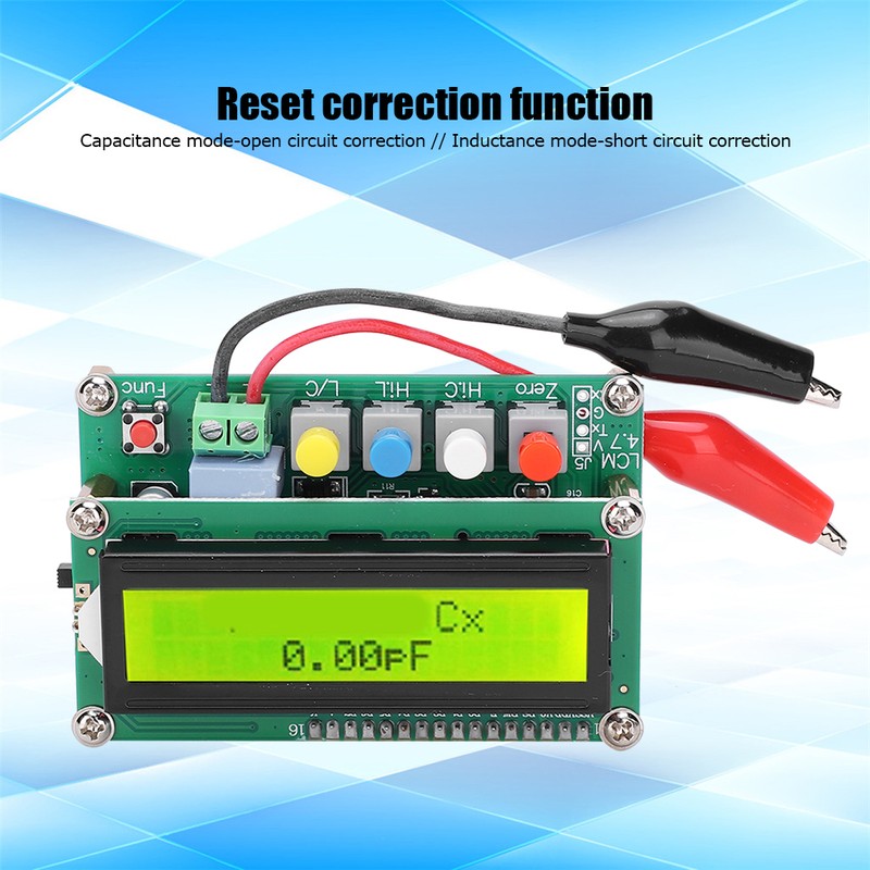 LC100A Professional MultiFunctional LCD Digital Inductance Capacitance Meter
