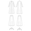 McCall Pattern McCall's Women's Fantasy Coat, Capelet, and Skirt Cosplay