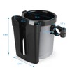Accmor 3-in-1 Bike Cup Holder with Cell Phone Keys Holder,