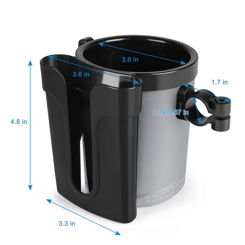 Accmor 3-in-1 Bike Cup Holder with Cell Phone Keys Holder,