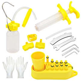 Hsthe Sea Brake Bleed Kit, Bicycle Bleed Kit for Hydraulic Disc Brakes, Tool for Shimano for Magura Brakes Change Hydraulic Kits