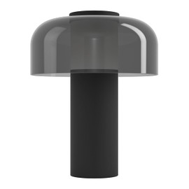 EGLO LED Tischlampe außen Ponente, Akku Nachttischlampe touch dimmbar, Outdoor Tischleuchte kabellos, aufladbar per USB, Metall und Kunststoff in Schwarz, warmweiß, neutralweiß, IP44