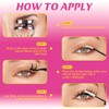 Freya Lash Clusters, 10mm Natural Wispy D Curl Individual Lashes