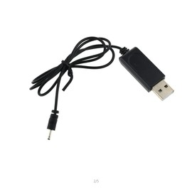SJZBIN 2PCS USB Lipo Battery Charging Charger Cable with 2.0 Round Plug for Attop XT-1 RC Quadcopter FPV Drone