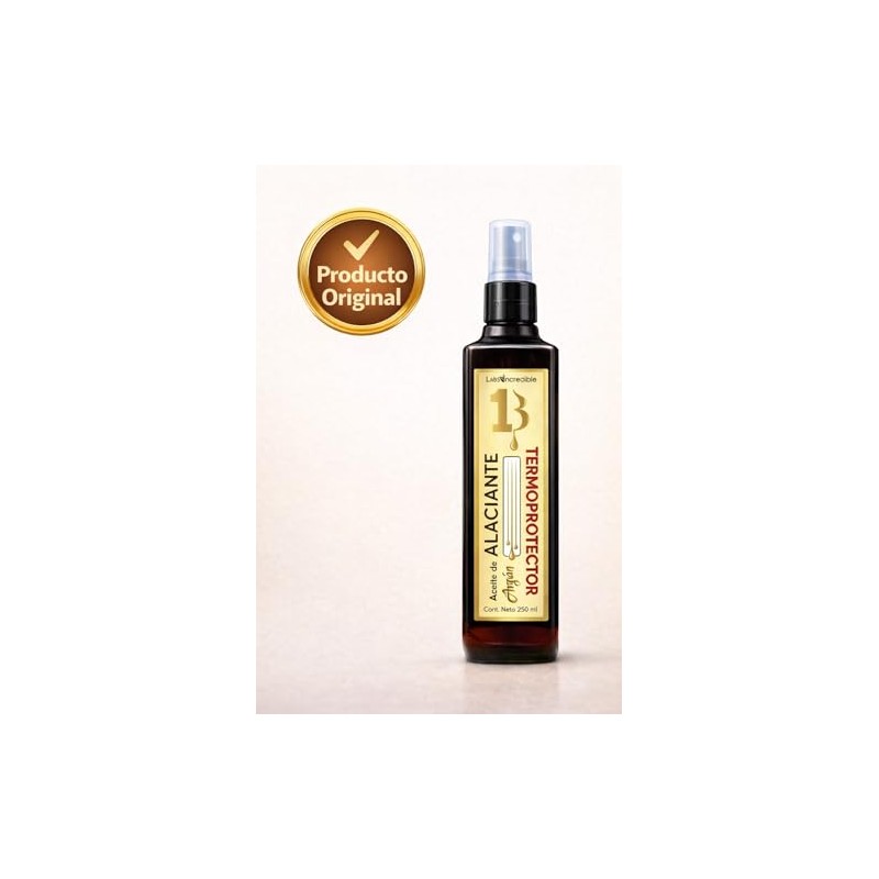 Termoprotector para Cabello Aceite de Argan Tratamiento Capilar Alaciante Planchado