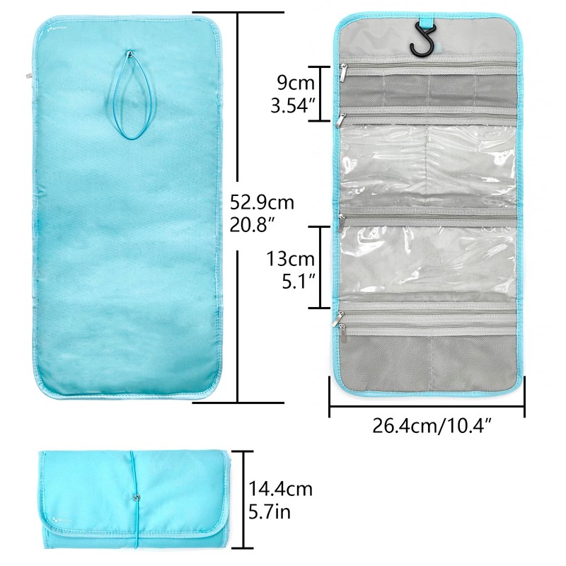 Musiin Guitar Accessory Organizer Bag, Foldable Easy Access Pockets Case,