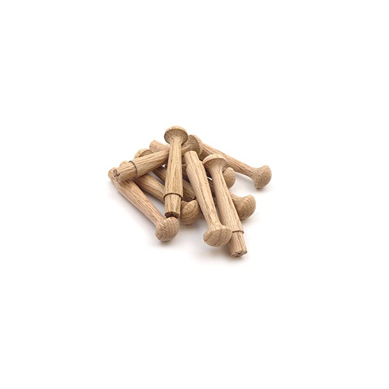 Oakcrafts - Oak Shaker Peg 3.5" - (Pack of 10)
