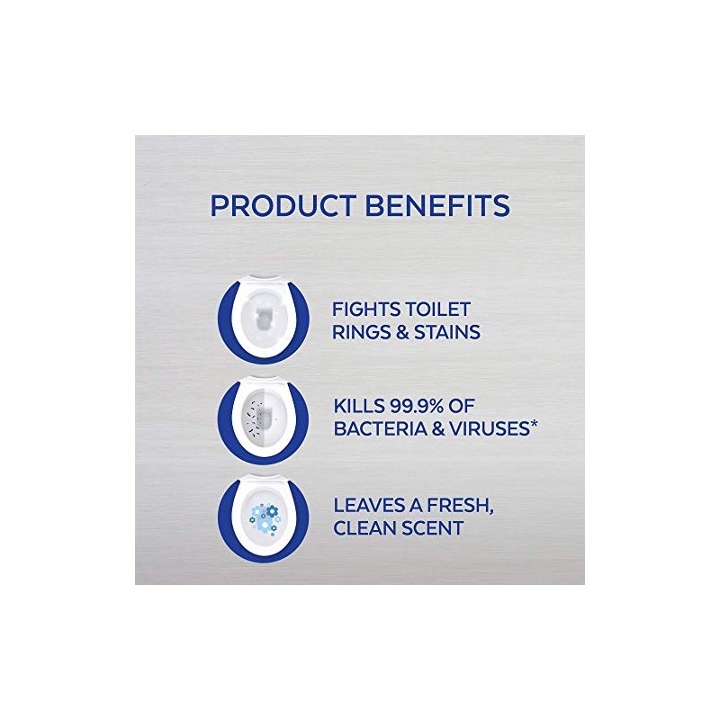 Lysol Brand Disinfectant Toilet Bowl Cleaner, 4 Count