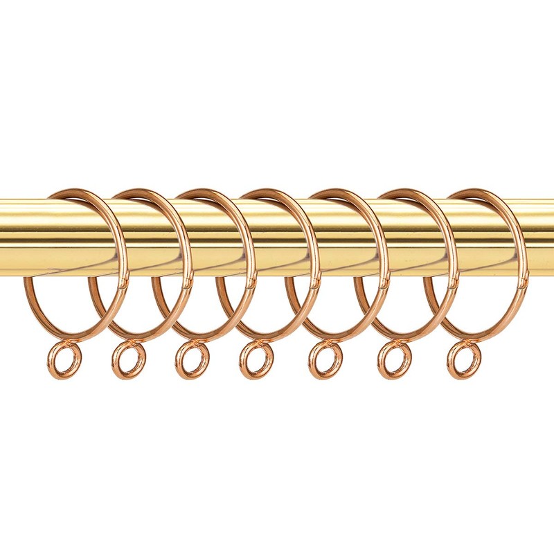 KaiYi 20pcs Shower Curtain Rings Sliding Ring Opening Design Curtain