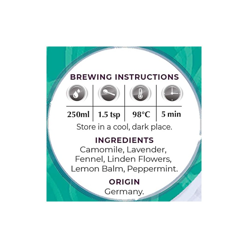 The Exotic Teapot – Sleep Tea Blend, 250g Pouch, Calming