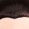 26" Synthetic Fiber Mannequin Head Hairdresser Training Head Cosmetology Doll