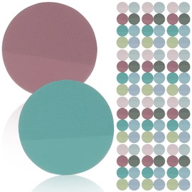 1200pcs Transparent Sticky Notes Round Clear Sticky Notes Writable and Repositionable Tabs for Annotating Books Highlighting Pages Bible Journaling Accessories Office