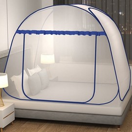 Ultra-Fine One-Touch Mosquito Net Mosquito Net (180x200cm) Large King 5ea