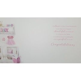 ICG On The Birth Of Your Great Granddaughter Congratulations Baby Card